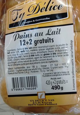 Pains Au Lait (12 + 2 Gratuits)