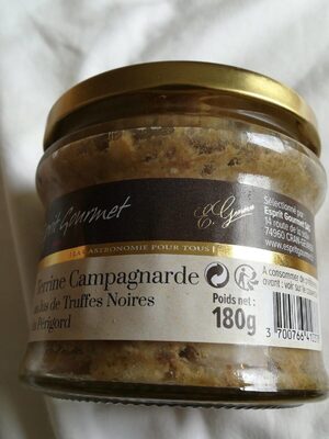 Terrine Campagnarde Au Jus De Truffes Noires Du Périgord