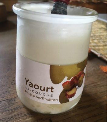Yaourt Bi-couche Rhubarbe