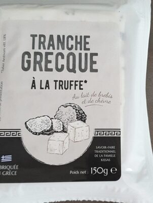 Tranche Grecque A La Truffe