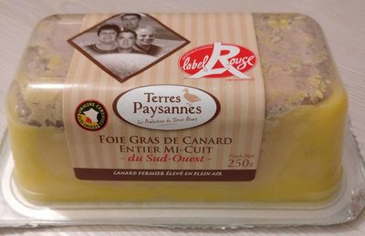 Foie Gras De Canard Entier Mi-cuit