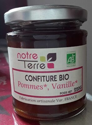 Confiture Bio Pommes Vanille