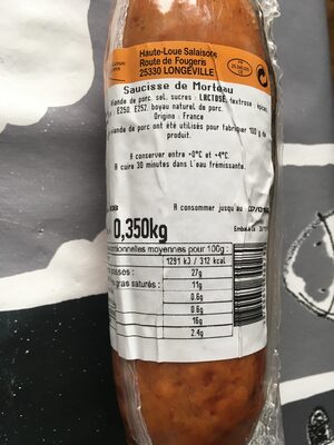 Saucisse De Morteau - Pierre Laloue