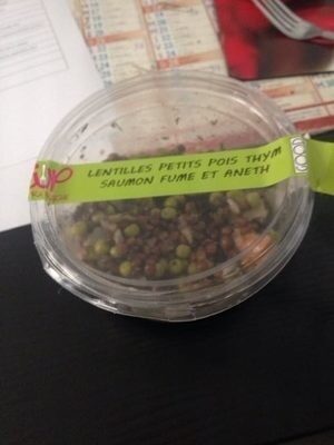 Lentilles Au Saumon Fume Et Aneth Petit Pois