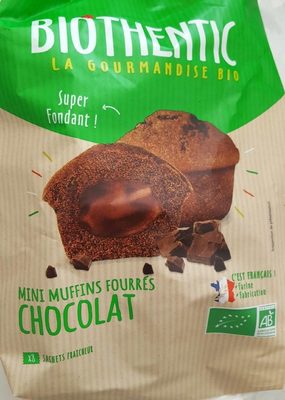Mini Muffins Fourrés Chocolat