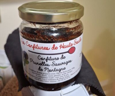 Confiture De Prunelles Sauvages De Montagne