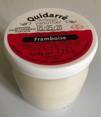 Yaourt Framboise