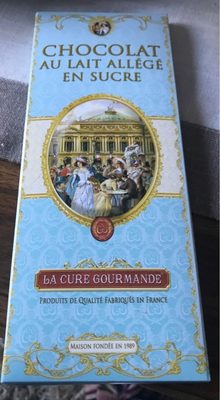 Chocolat Au Lait Allegé En Sucre