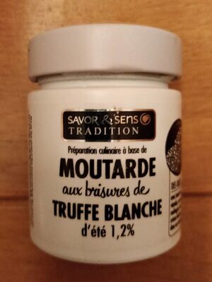 Moutarde Aux Brisures De Truffe Blanche D'été 1,2%