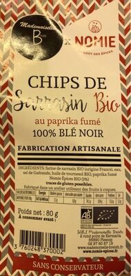 Chips De Sarrasin Bio
