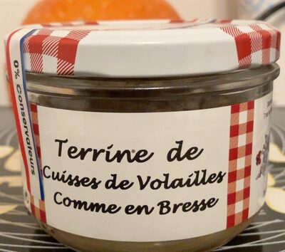 Terrine De Cuisses De Volailles Comme En Bresse