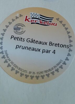 Petits Gâteaux Bretons Pruneaux