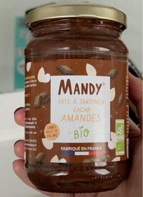 Pate A Tartiner Cacao Amandes Bio