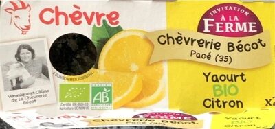 Yaourt Bio Au Lait De Chevres Au Citron