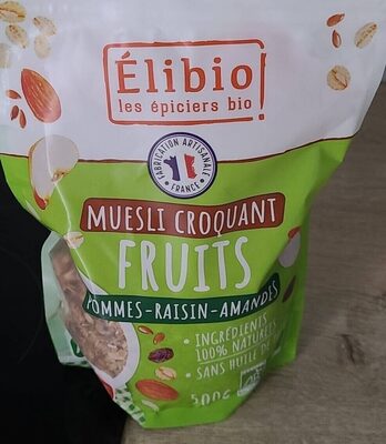 Muesli Croquant Fruits (pommes-raisin-amandes)
