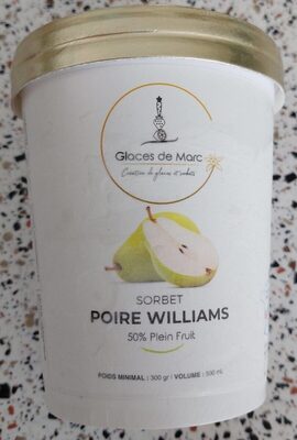 Glaces De Marc Sorbet Poire