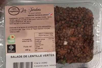 Salade Lentille Vertea