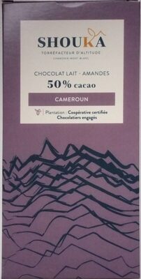 Chocolat Lait - Amandes 50% Cameroun