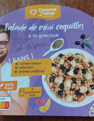 Salade De Mini Coquilles À La Grecque