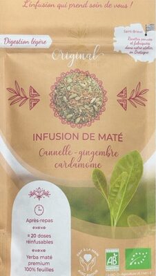Maté Cannelle, Gingembre, Cardamome