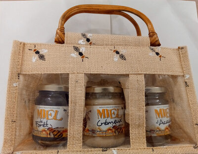 Panier Cadeau De 3 Miels