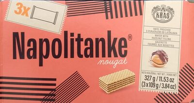 Napolitanke - Nougat