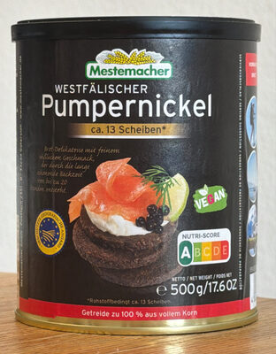 Vollkornbrot Pumpernickel Dose