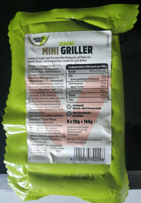 Vegane Mini Griller