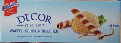 Waffel-schoko-röllchen