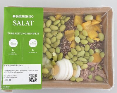Saladbowl Protein Quinoa Thunfisch Mini-spinat