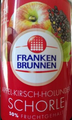 Apfel-kirsch-holunder Schorle