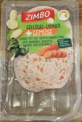 Geflügel-lyoner + Gemüse