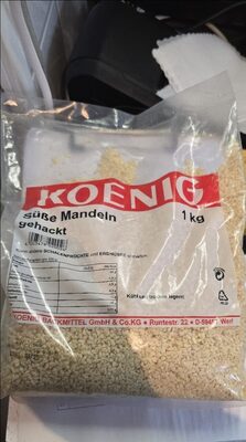 Süße Mandeln Gehackt