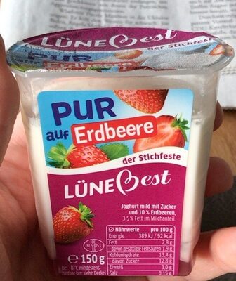 Pur Auf Erdbeere