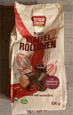 Dinkel Waffeln Röllchen