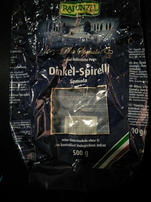 Dinkel-spirelli, Semola