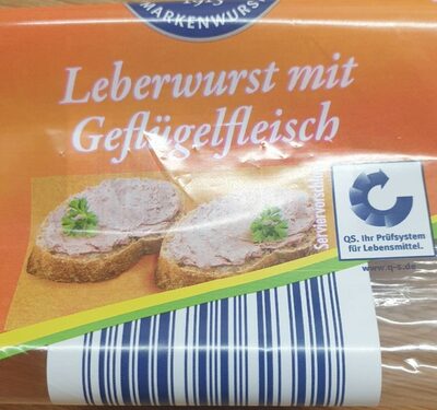 Leberwurst Mit Geflügelfleisch