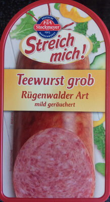 Teewurst Grob, Rügenwalder Art