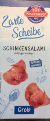 Zarte Scheibe Schinkensalami
