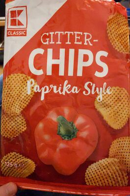 Gitter-chips Paprika Style