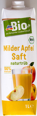 Milder Apfel Saft Naturtrüb