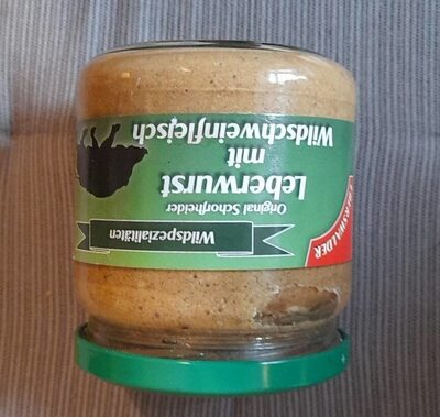 Leberwurst Mit Wildschweinefleisch