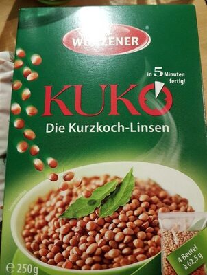Kuk , Kurzkochlinsen
