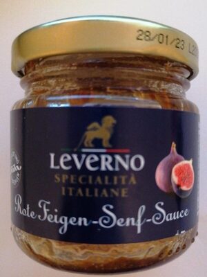 Leverno Rote Feigen-senf-sauce