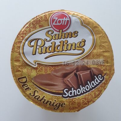 Sahne Pudding Schokolade Der Sahnige