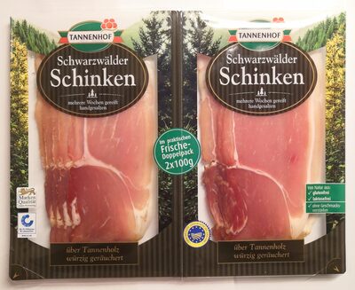 Schwarzwälder Schinken / Doppel-gebinde Je 100 Gr Stk.