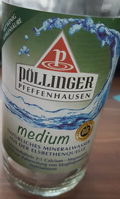 Natürliches Mineralwasser Medium