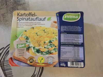 Kartoffel Spinatauflauf
