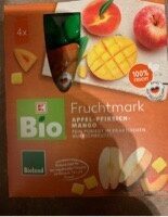 Bio Fruchtmark Apfel-pfirsich-mango