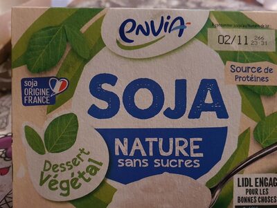 Dessert Végétal Soja Nature Sans Sucres